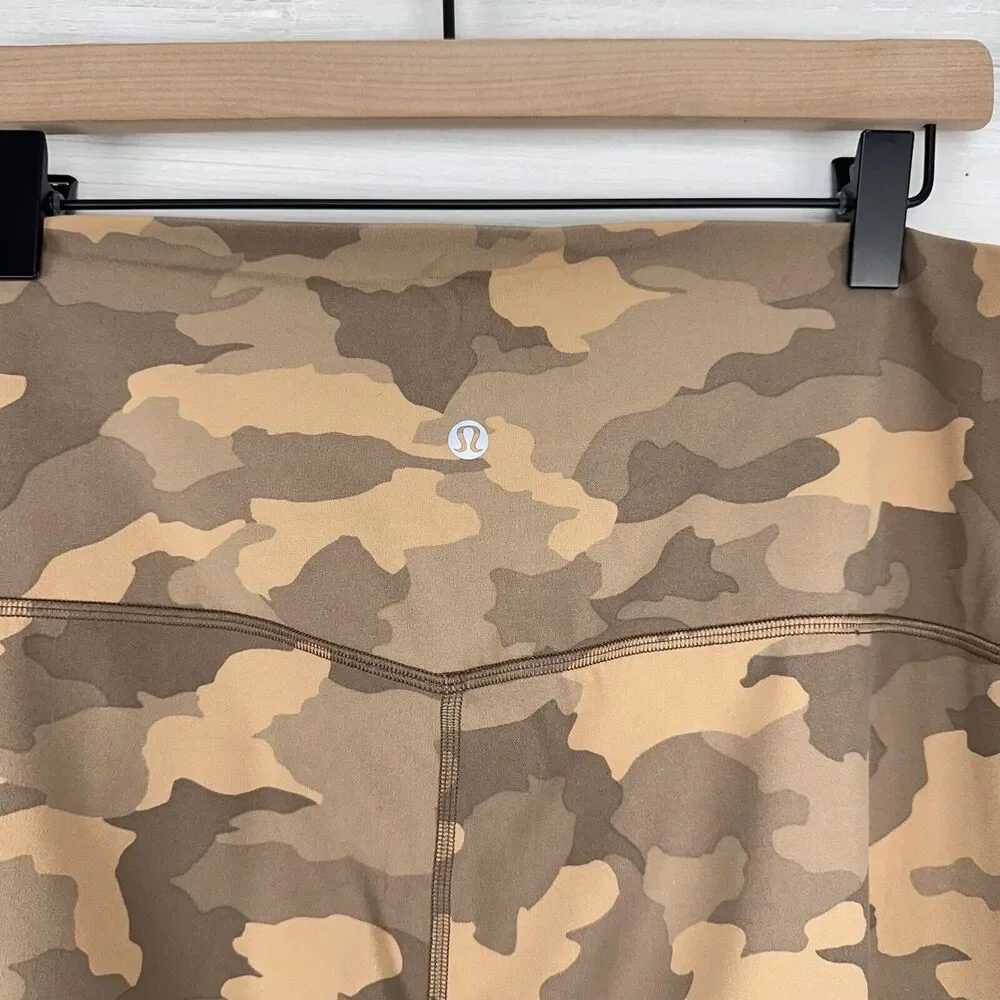 Lululemon Align High-Rise Pant Legging Size 20‎ Heritage 365 Camo Beige Athletic